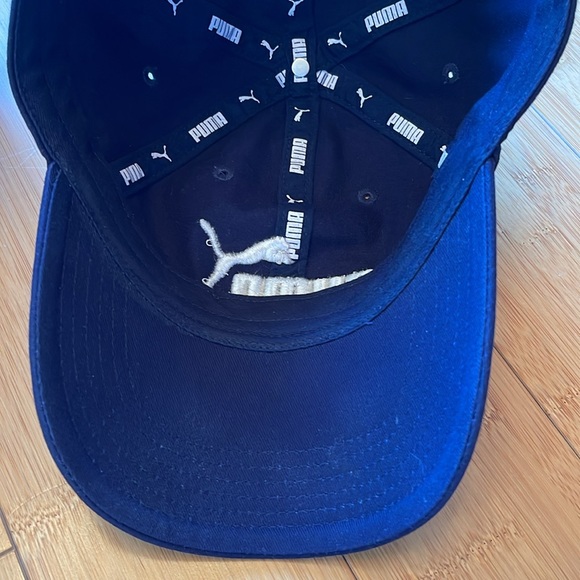 PUMA BALL CAP DARK BLUE ADJUSTABLE HEADBAND Puma Men's Baseball Cap - Picture 8 of 13